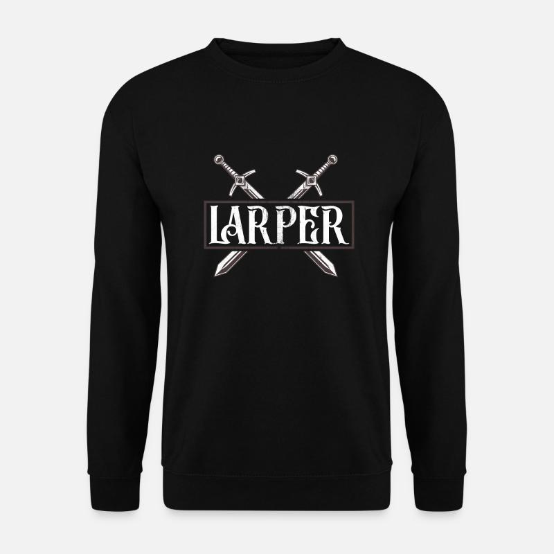 Live-Action-Rollenspiel LARPER - Unisex Pullover - Schwarz