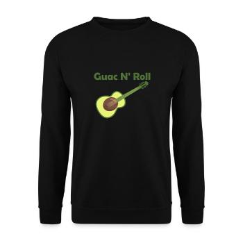 Guitare Avocats rock n roll guitares drôles - Sweat-shirt Unisexe - noir - Devant - Alina (178cm) & Michal (187cm)