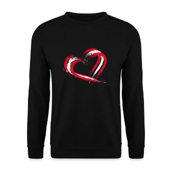 Peru - Unisex Sweatshirt - black - Front - Alina (178cm) & Michal (187cm)