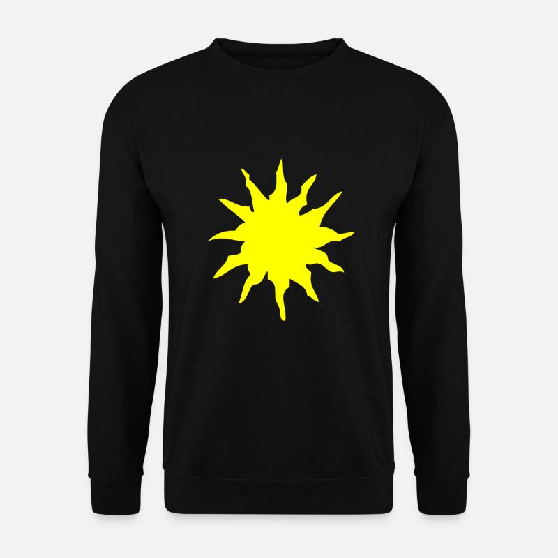 Sonne - Unisex Pullover - Schwarz