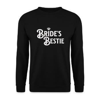 Mariage de l’enterrement de vie de garçon de la bête de la mariée - Sweat-shirt Unisexe - noir - Devant - Alina (178cm) & Michal (187cm)