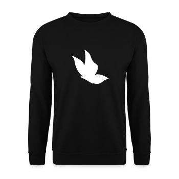 Papillon - Sweat-shirt Unisexe - noir - Devant - Alina (178cm) & Michal (187cm)