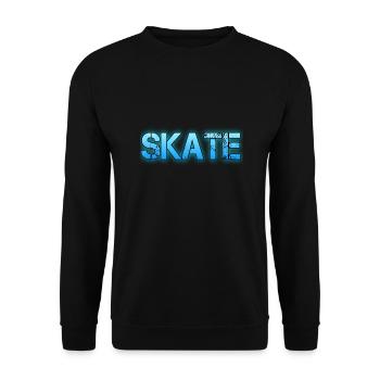 Skate - Unisex Pullover - Schwarz - Vorne - Alina (178cm) & Michal (187cm)