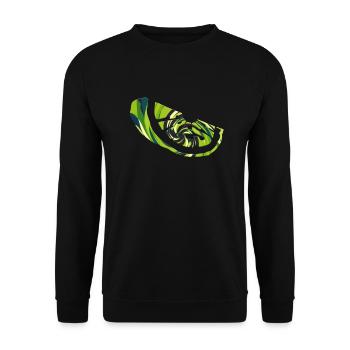 Frische frische süße Natur kühle Sommerfrüchte - Unisex Pullover - Schwarz - Vorne - Alina (178cm) & Michal (187cm)