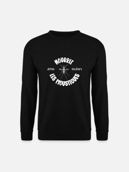 nourrit les moustiques - Sweat-shirt Unisexe - noir