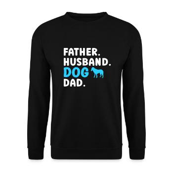 Bluetick Coonhound Gift Funny Saying - Unisex Sweatshirt - black - Front - Alina (178cm) & Michal (187cm)