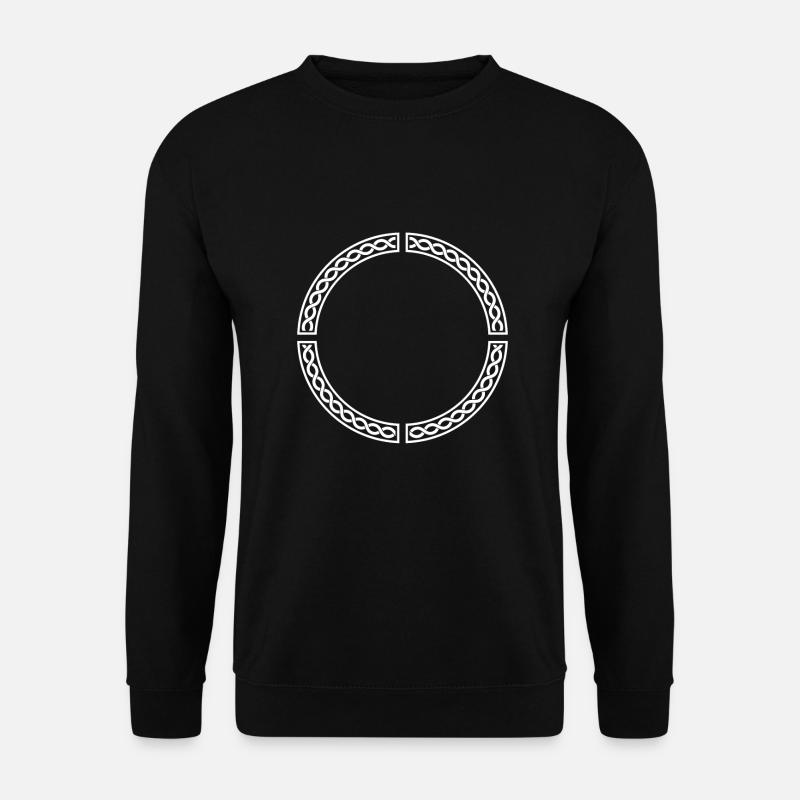 Wikinger Kreis Symbol - Unisex Pullover - Schwarz