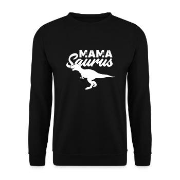Dinosaurs 1 - Unisex Pullover - Schwarz - Vorne - Alina (178cm) & Michal (187cm)