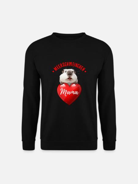 Guinea Pig Mom - Mother - Love - Unisex Sweatshirt - black