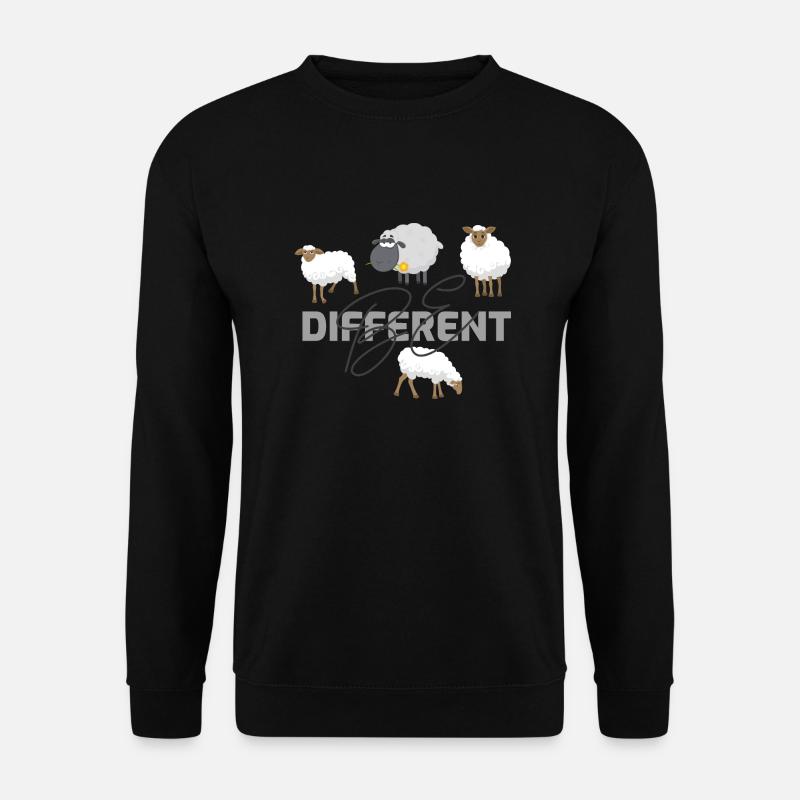 Be different - Unisex Pullover - Schwarz