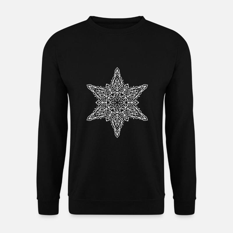 Star Mandala - Unisex Sweatshirt - black