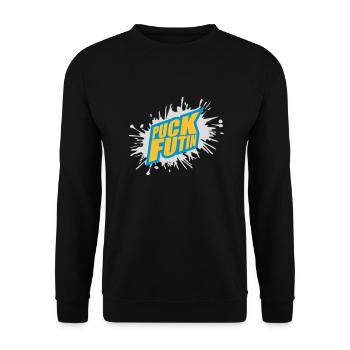 Conception du logo Puck Futin - Sweat-shirt Unisexe - noir - Devant - Alina (178cm) & Michal (187cm)