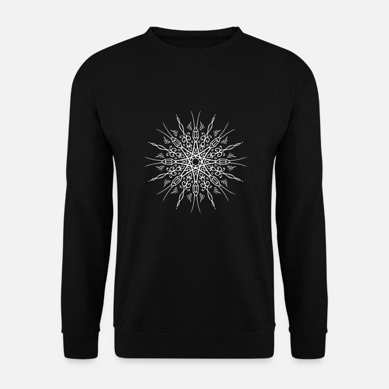 Flower Mandala - Unisex Sweatshirt - black