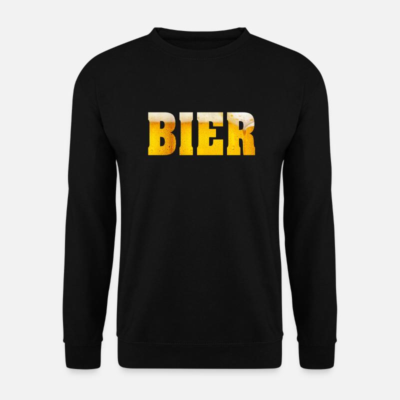 Bier - Unisex Pullover - Schwarz