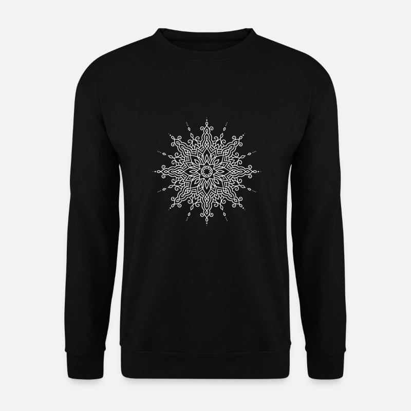 Flower Mandala - Unisex Sweatshirt - black