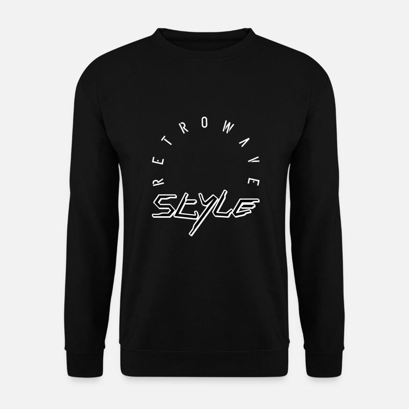 Retrowave style - Unisex Pullover - Schwarz