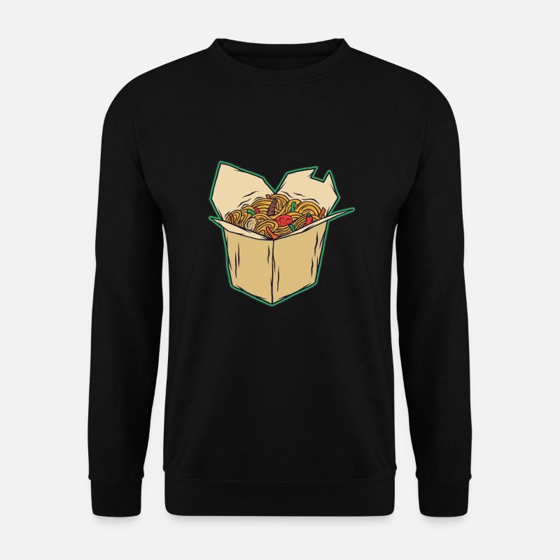 Asia Nudeln - Unisex Pullover - Schwarz