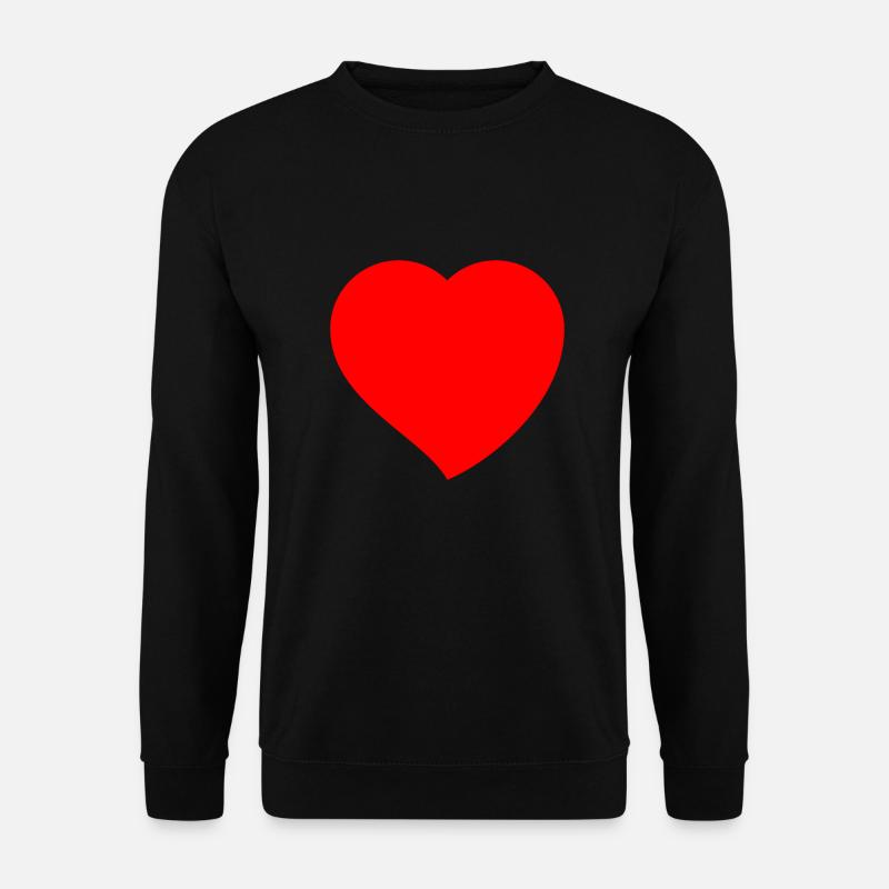 Heart - Unisex Sweatshirt - black