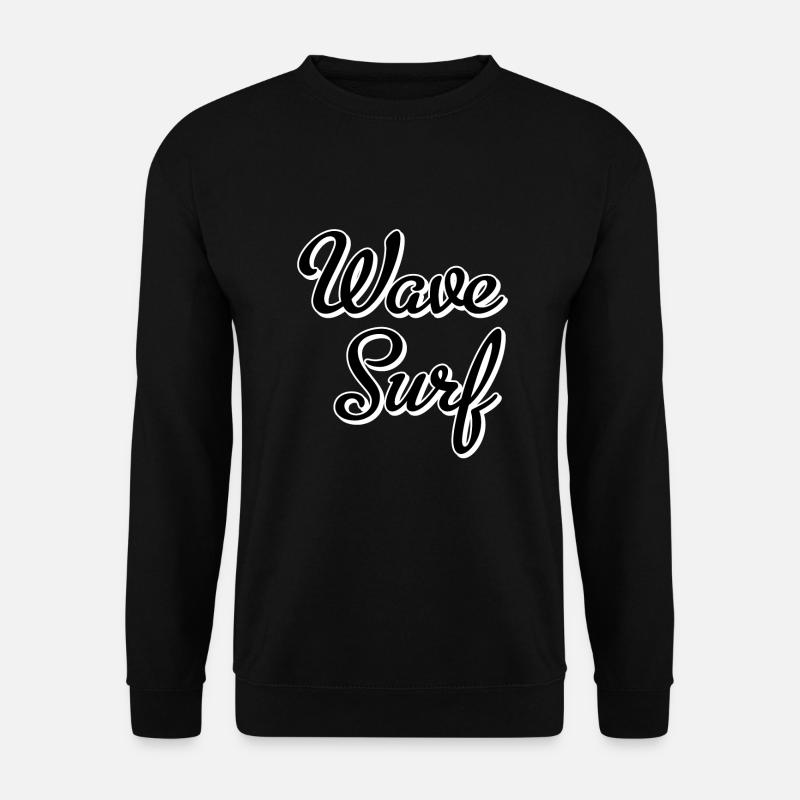 Wave Surf - Unisex Sweatshirt - black