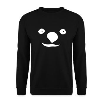 Hund Dog - Unisex Sweatshirt - black - Front - Alina (178cm) & Michal (187cm)