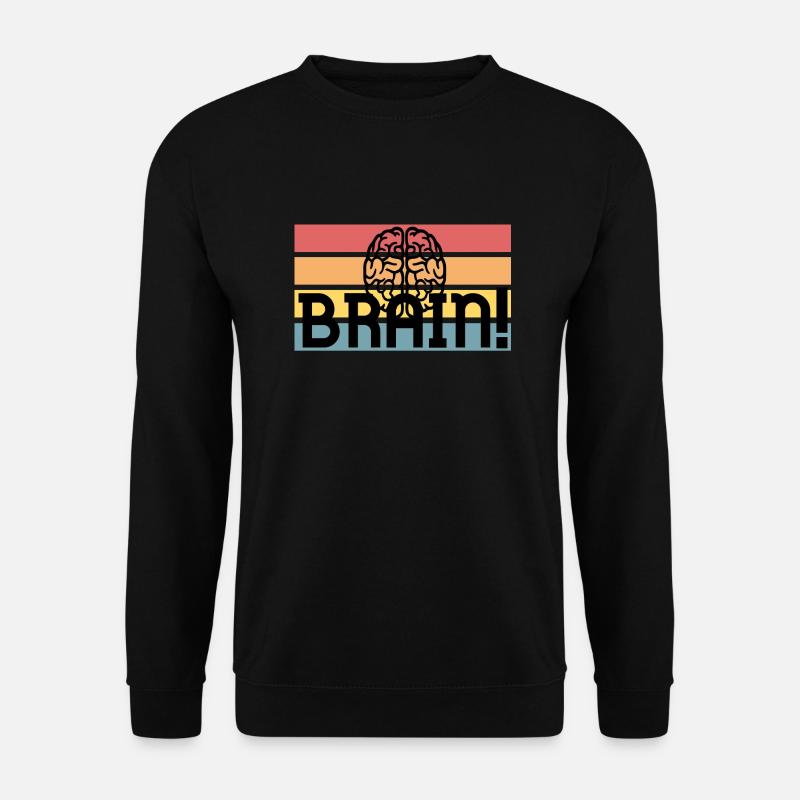 Brain - Unisex Sweatshirt - black