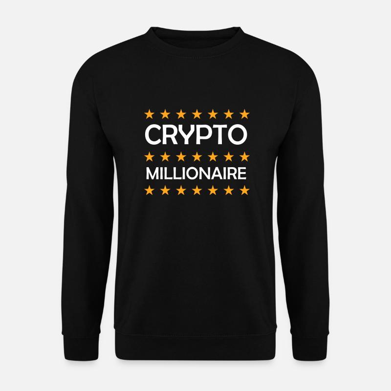 Crypto Bitcoin Trading - Unisex Pullover - Schwarz
