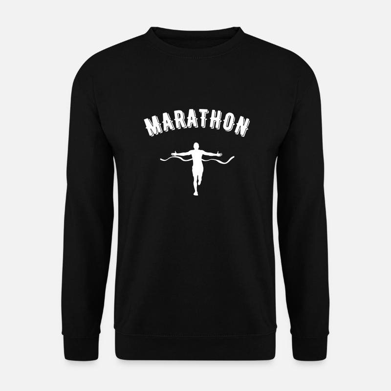 Marathon - Unisex Pullover - Schwarz