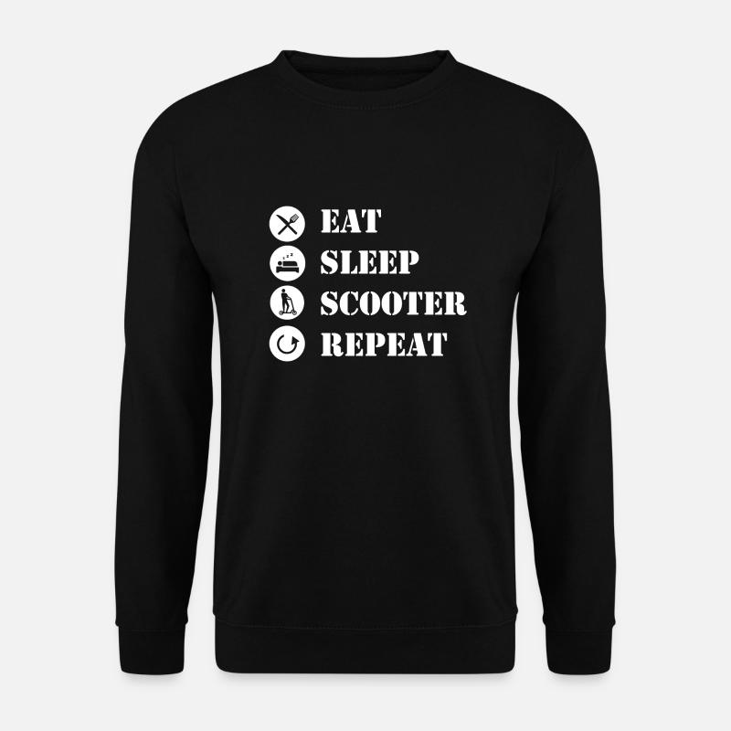 E-Scooter E-Roller Scooter - Unisex Pullover - Schwarz