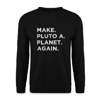 astrology statement birthday gift colors humor - Unisex Pullover - Schwarz - Vorne - Alina (178cm) & Michal (187cm)