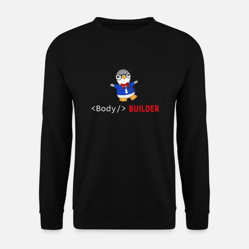 Body Builder - Unisex Pullover - Schwarz