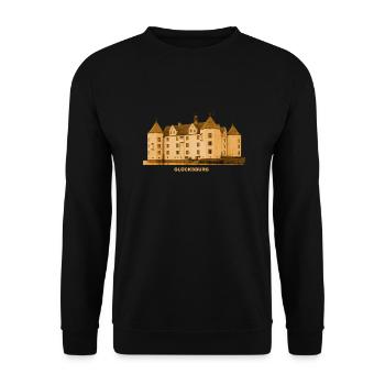 Glücksburg Schloss Flensburg Schleswig-Holstein - Unisex Sweatshirt - black - Front - Alina (178cm) & Michal (187cm)