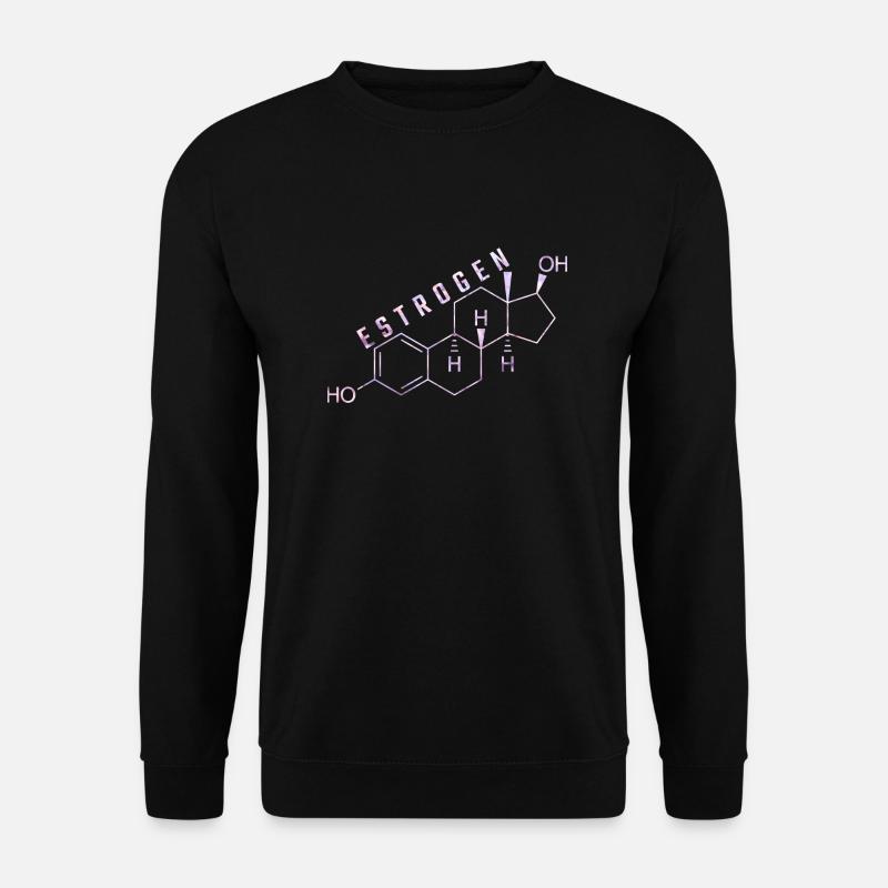 molécule d’œstrogène - Sweat-shirt Unisexe - noir