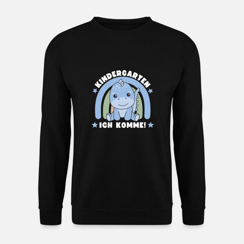 Kindergarten Ich Komme! Dino - Unisex Pullover - Schwarz