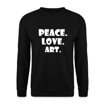 Dancing Dance Music - Unisex Pullover - Schwarz - Vorne - Alina (178cm) & Michal (187cm)