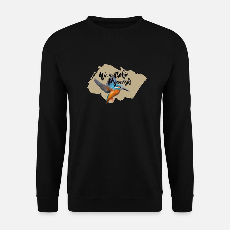 Fehrow Shirt grau einseitig We wutsobje prjawoski - Unisex Pullover - Schwarz