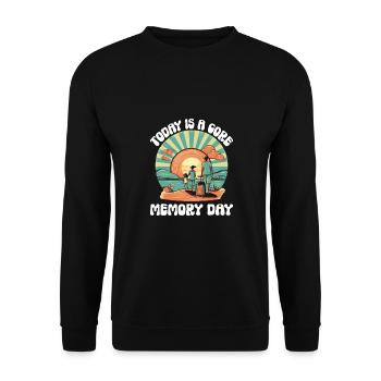 Today Is A Core Memory Day Families Groups - Unisex Sweatshirt - black - Front - Alina (178cm) & Michal (187cm)