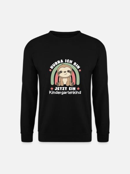Hurra Ich Bin Jetzt Ein Kindergartenkind - Unisex Pullover - Schwarz