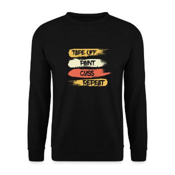Bande éteinte | Peinture | Jurer Professionnel de la refonte - Sweat-shirt Unisexe - noir - Devant - Alina (178cm) & Michal (187cm)