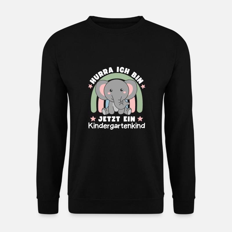 Hurra Ich Bin Jetzt Ein Kindergartenkind - Unisex Pullover - Schwarz