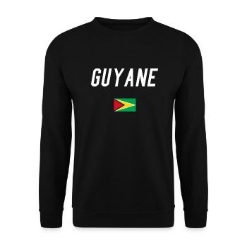 guyane - Sweat-shirt Unisexe - noir - Devant - Alina (178cm) & Michal (187cm)