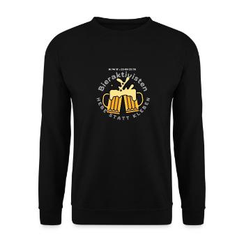Bieraktivisten - Unisex Pullover - Schwarz - Vorne - Alina (178cm) & Michal (187cm)