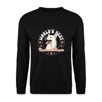 Canaan Groovy Kanaan maman - Sweat-shirt Unisexe - noir - Devant - Alina (178cm) & Michal (187cm)