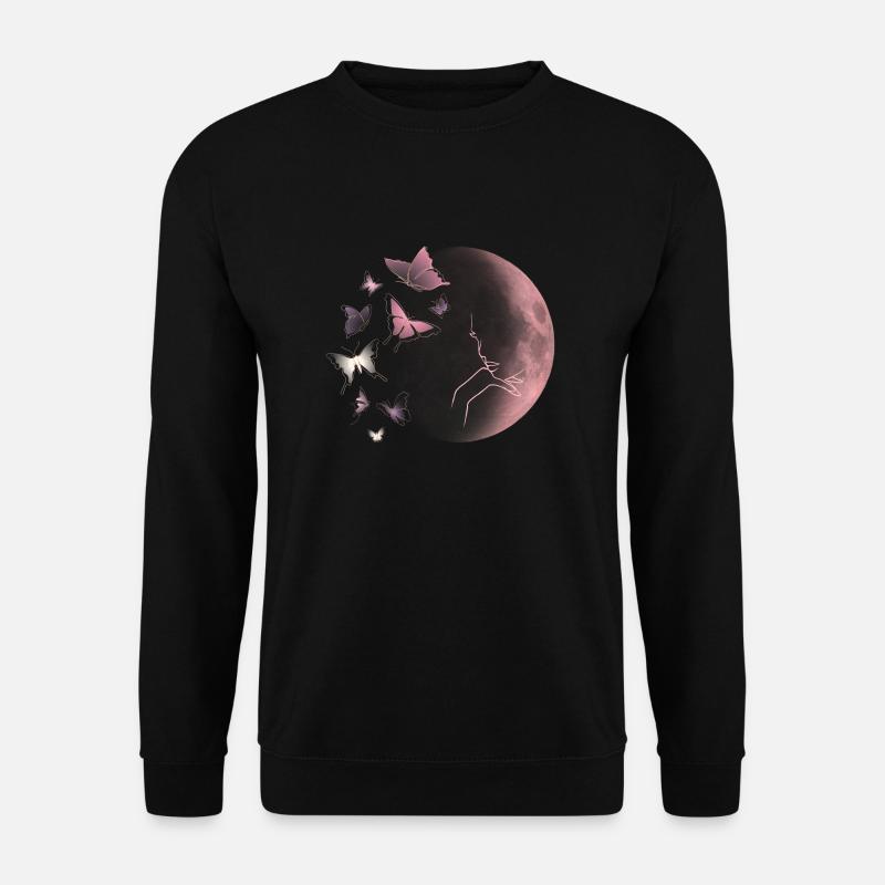 Schmetterlinge. - Unisex Pullover - Schwarz