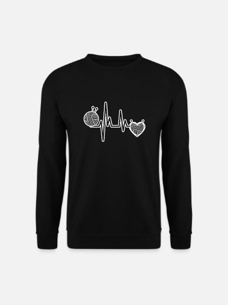 Stricken Schneiderin Strickerin Häkeln Schneider - Unisex Pullover - Schwarz
