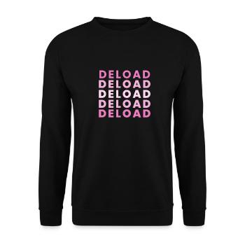 Deload - Unisex Pullover - Schwarz - Vorne - Alina (178cm) & Michal (187cm)
