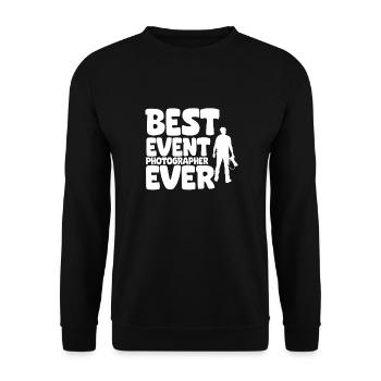 Meilleur photographe événementiel de tous les temps - Sweat-shirt Unisexe - noir - Devant - Alina (178cm) & Michal (187cm)