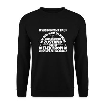 Chimiste Sciences Physique Chimie - Sweat-shirt Unisexe - noir - Devant - Alina (178cm) & Michal (187cm)