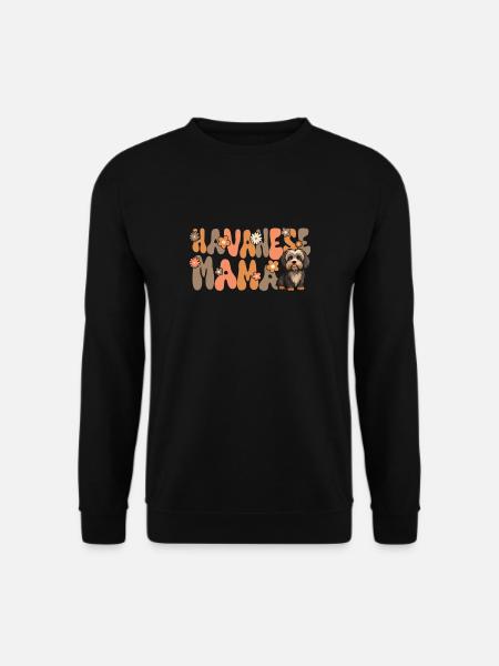 Havanese Groovy Havanese Mom - Unisex Sweatshirt - black