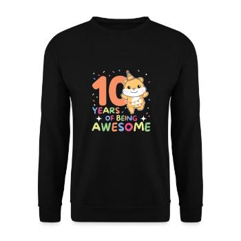 Hamster pour les 10 ans Enfants de dix ans - Sweat-shirt Unisexe - noir - Devant - Alina (178cm) & Michal (187cm)