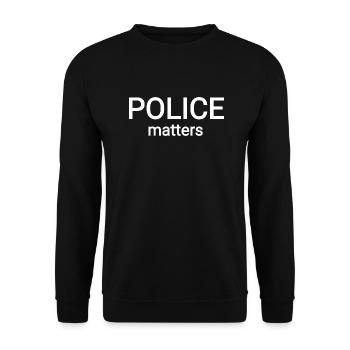 Politique - Sweat-shirt Unisexe - noir - Devant - Alina (178cm) & Michal (187cm)
